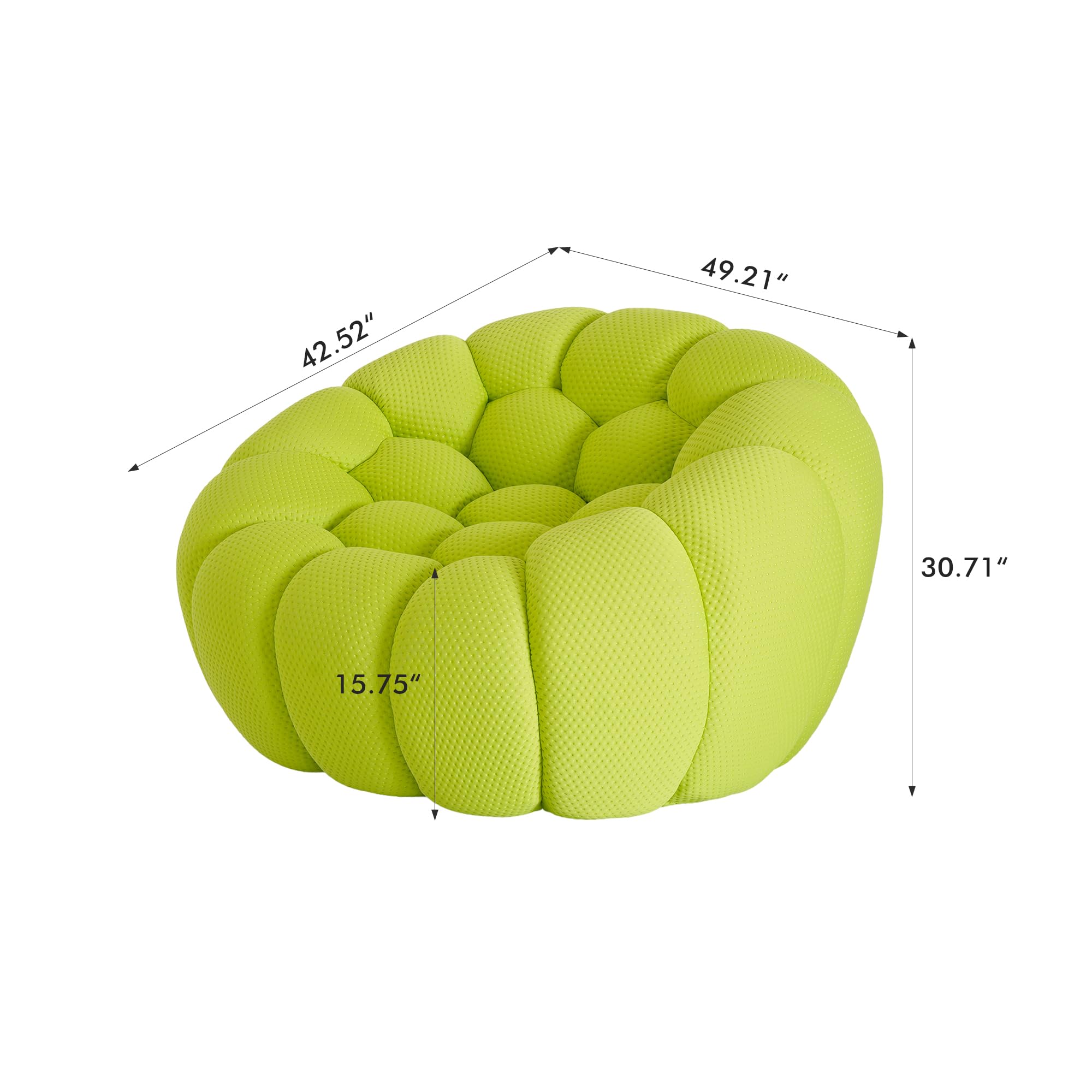 Amazon.com: JACH Oversized Bubble Couch Chair, 49.21'' Modern Lazy