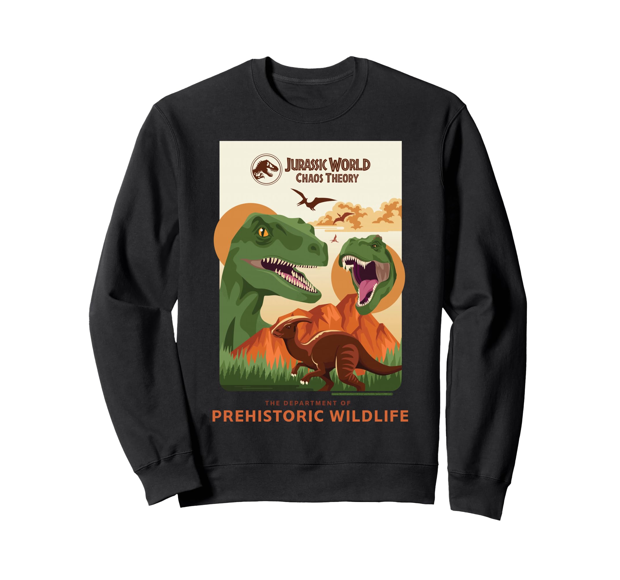 Sweatshirt Jurassic World Chaos Theory avec impression haute définition - 2