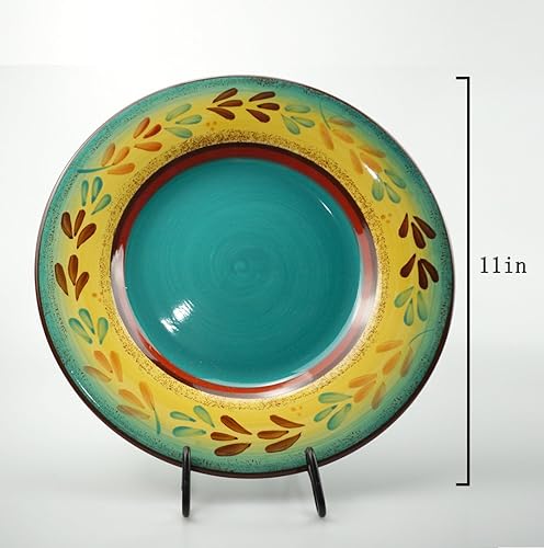 Miniatura 4 de Artliving Paquete de 2 soportes de exhibición de caballete de hierro para exhibir cuencos medianos profundos, platos y platos profundos