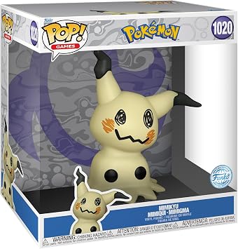 Funko POP! Jumbo Pokemon - Mimikyu - Mimigma | Official Video Game Gadget - Collectible Vinyl Figure - Birthday Gift Idea for Fans and Collectors