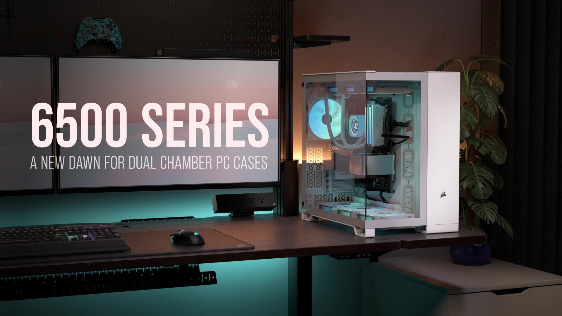 Amazon | CORSAIR 6500X Mid-Tower Dual Chamber ミドルタワー型