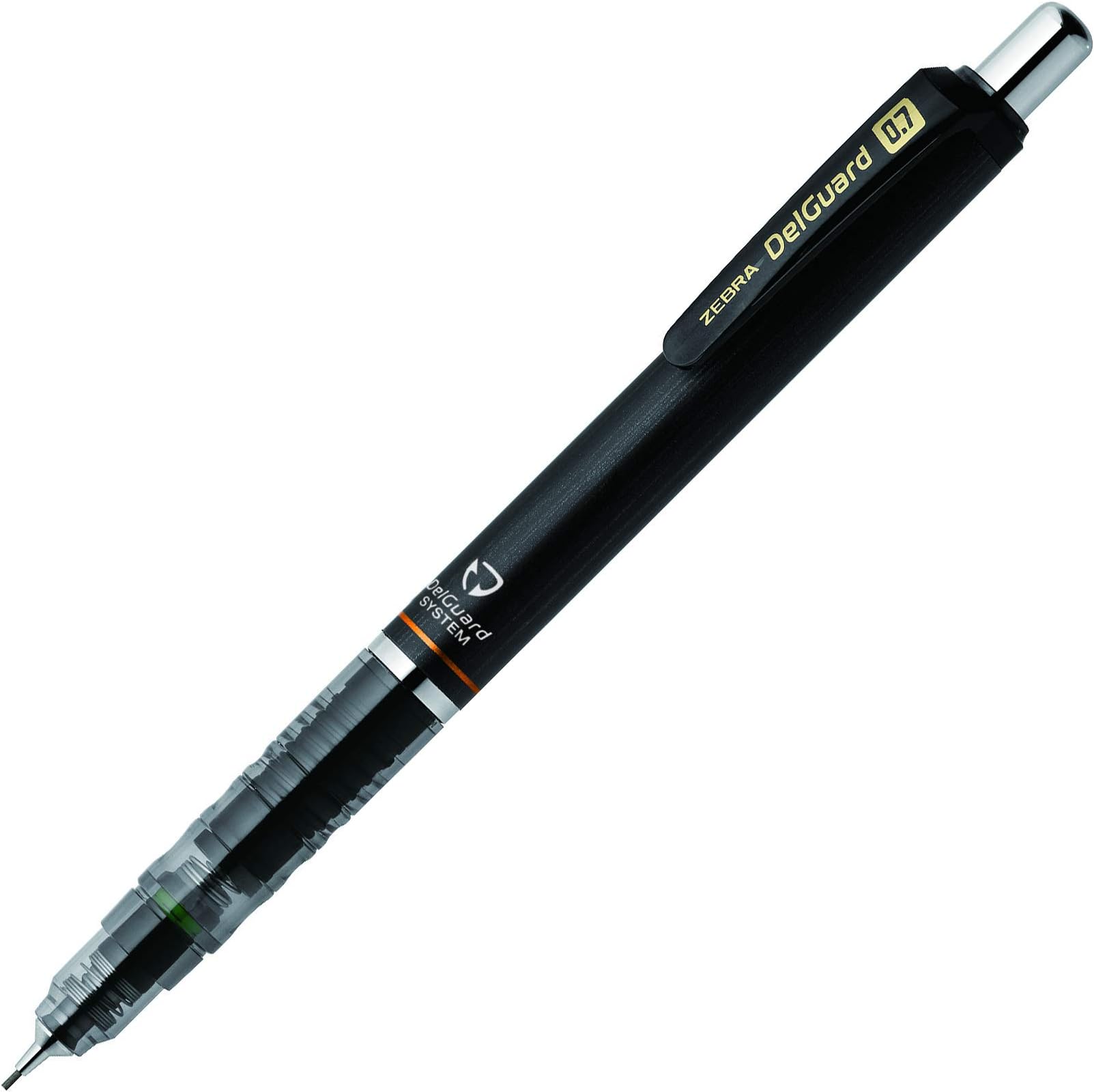 Zebra Technologies Mechanical Pencil Delguard 0.7mm, Black Body (P-MAB85-BK)