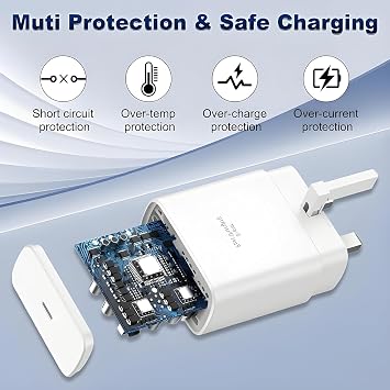 45W USB C Charger For Xiaomi Redmi Note 15/14/13/12/11/A7 Pro Charger Plug
