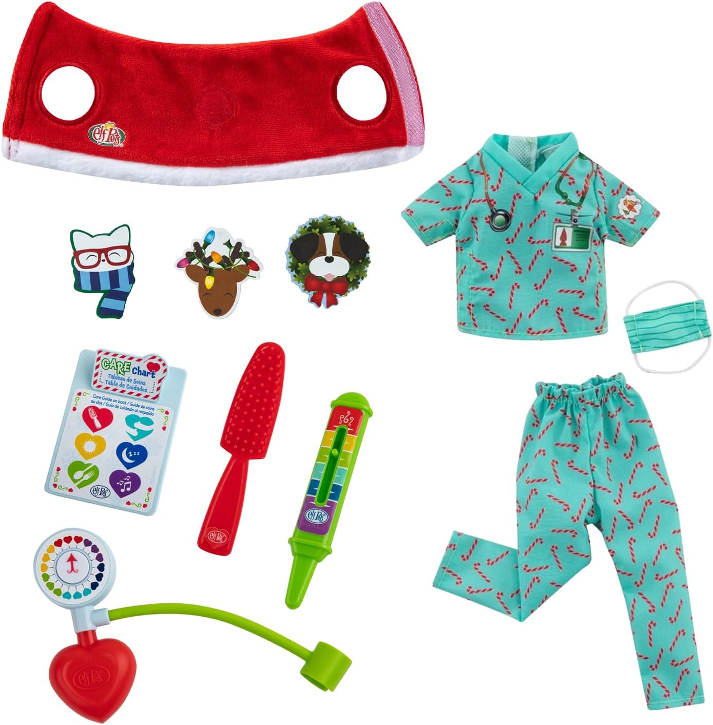 The Elf on The Shelf: Elf Pets Care - Elf Pets Sweater, Elf Care Hero, and Cheer Checkup Set