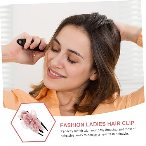 Miniatura 5 de Beaupretty Pinza para el cabello con diamantes de imitación, accesorios para el cabello, pinzas planas para el cabello para niñas, pinzas para el