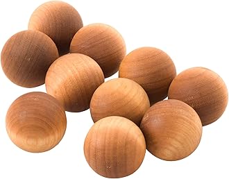 Rosemoore Scented Seville Orange - Wooden Balls Pack of 10, Scented Balls, Room Fragrance, Fragrance for Home & Office