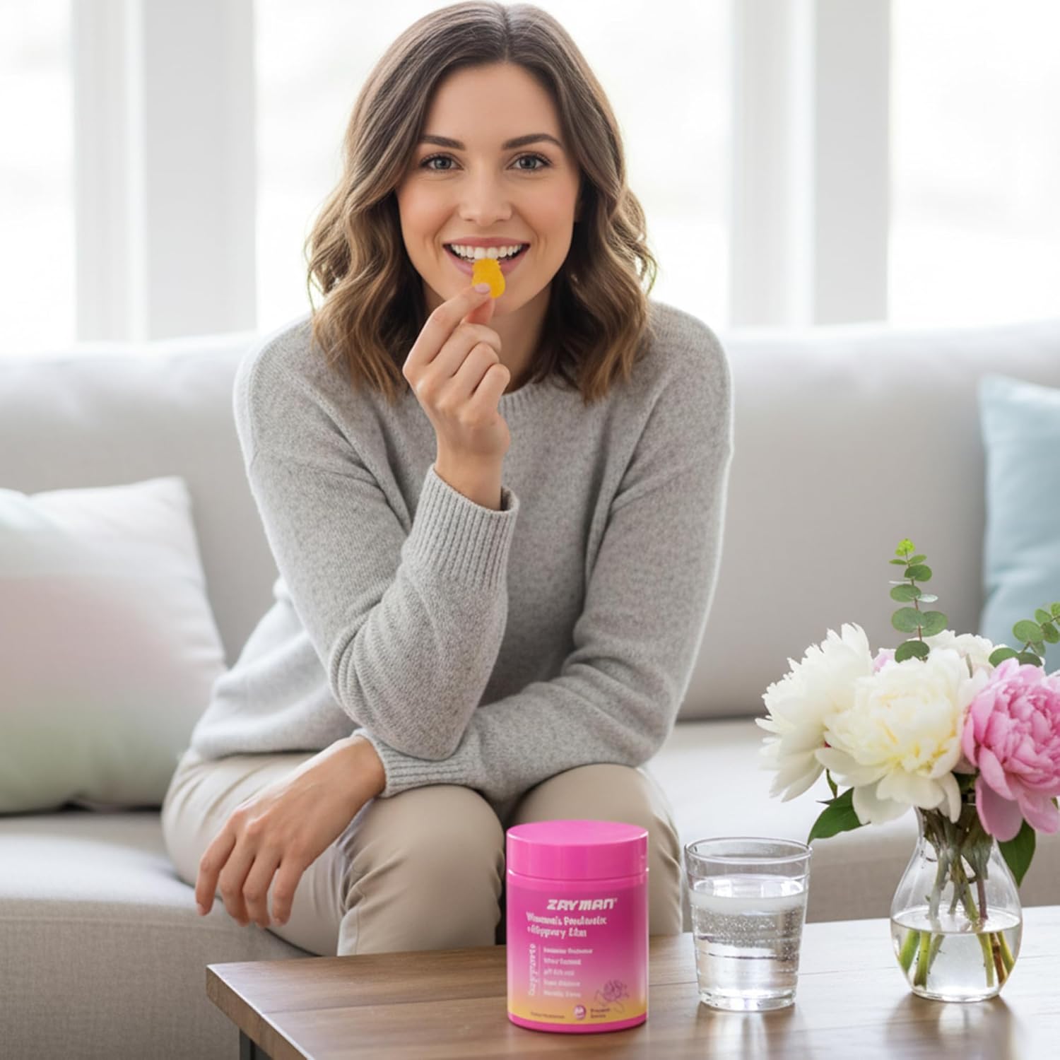 ZAYMAN Her Juicy Feminine Probiotics Gummies for Women – Pineapple Flavor, Supports Vaginal pH Balance, Digestive & Immune Health | 60 Gummies - Image 5