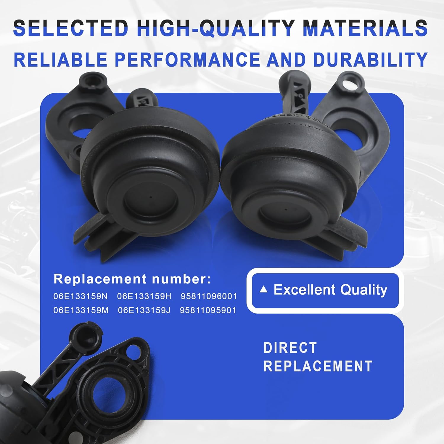 06E133159N 06E133159M Left & Right Car Engine Intake Manifold Drive Unit Kit Compatible with VW Touareg Audi A5 A7 A8L Q5 Q7 S5 Porsche Cayenne Paramela 3.0T