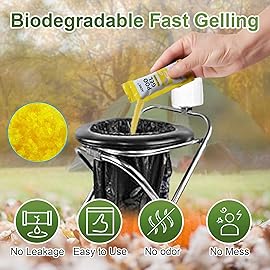 AOKE Portable Toilet Powder, 25 Pack Poo Gel Lavender scent for Camping Eco Absorbent Gel Liquid Waste Gelling and Deodorizing Powder, Emergency Toilet Waste Treatment for Outdoor Camping Hiking