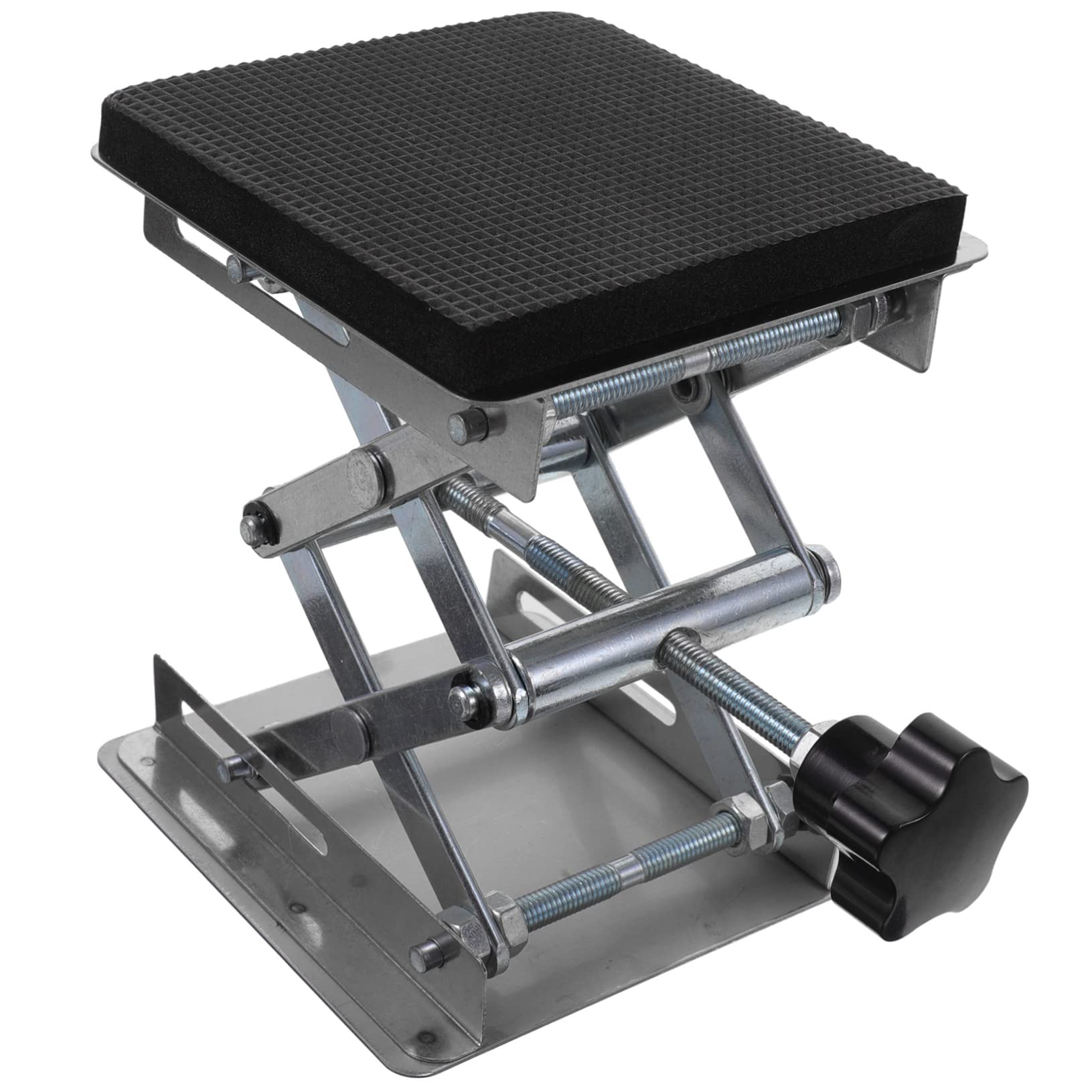 CANIGHT Scissor Platform Lab Jack Scissor Stand Platform Support Jack Platform Lift Jack Table Stand Small Stand Metal Brackets Adjustable Stand Lift Table Stand Lifting Platform Stand