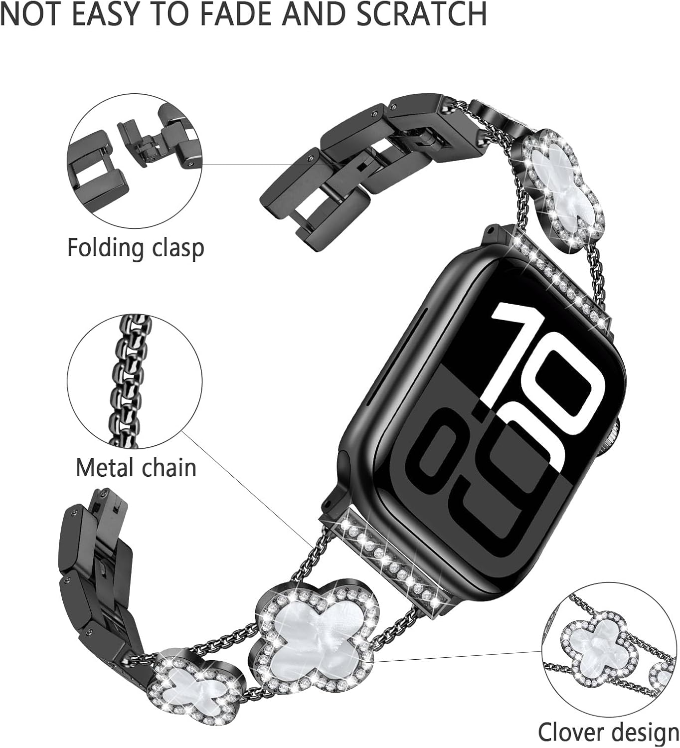 Compatible with Apple Watch Band Women 38/40/41/42mm(S10/11/12) image 3