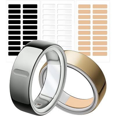 YWXTW [Cut Freely & Invisible for Oura Ring Size Adjuster, Waterproof Adhesive Guard Compatible with Samsung/Ultrahuman/Ringconn Ring, Thinner Sizers for Smart Ring, 3 Colors (120 PCS)