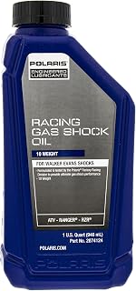 Polaris Premium Racing 10W Gas Shock Oil for Walker Evans Shocks On RANGER, GENERAL, RZR, ATV Models, Ultimate Performance, for Heavy Loads, Severe Cold Riding, 1 Quart, Qty 1-2874124