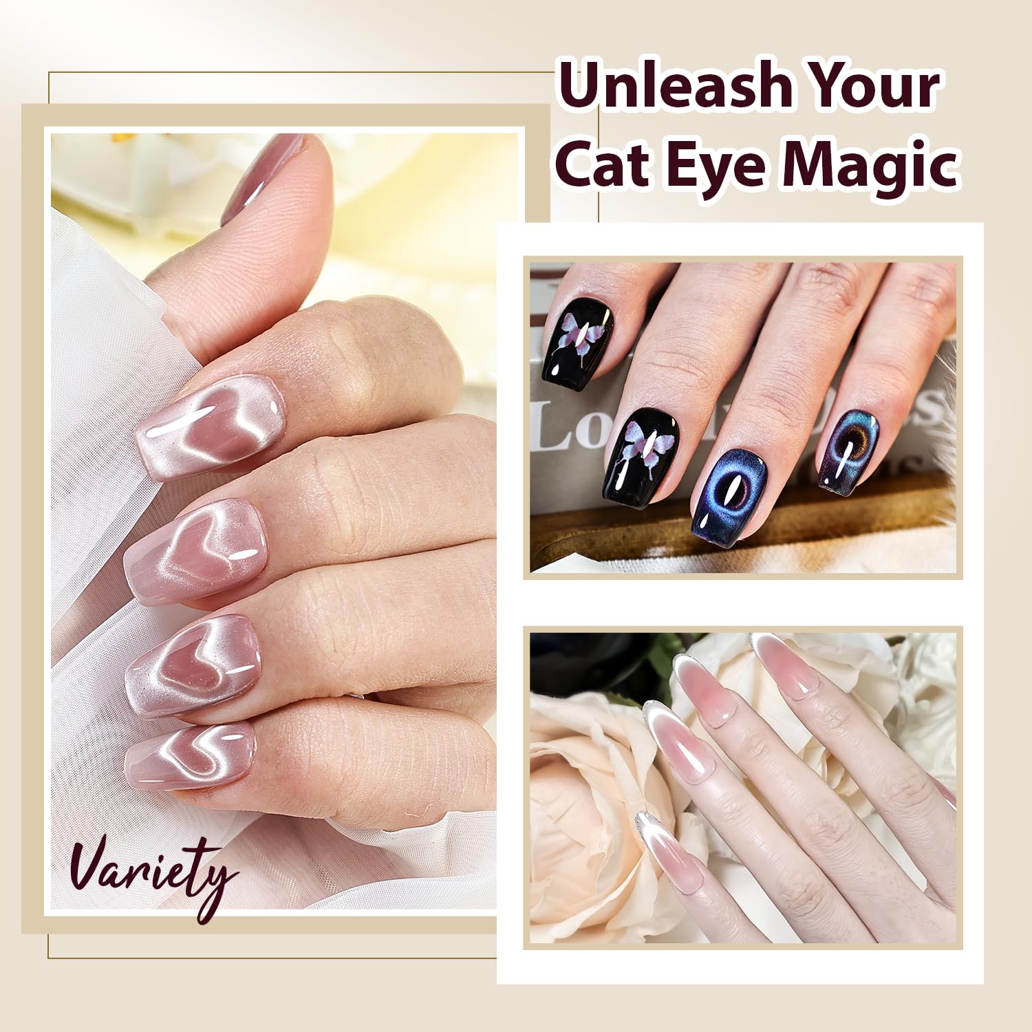 Cat Eye Nail Magnet Set - Create Stunning Designs -7
