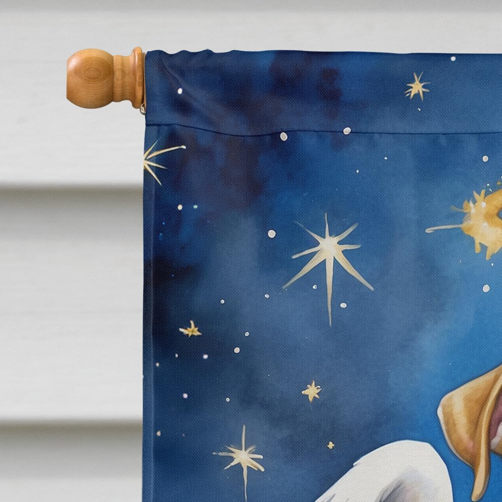Caroline's Treasures DAC6930CHF American Bulldog My Angel House Flag Large Porch Sleeve Pole Decorative Outside Yard Banner Artwork Wall Hanging, Polyester, House Size, Multicolor