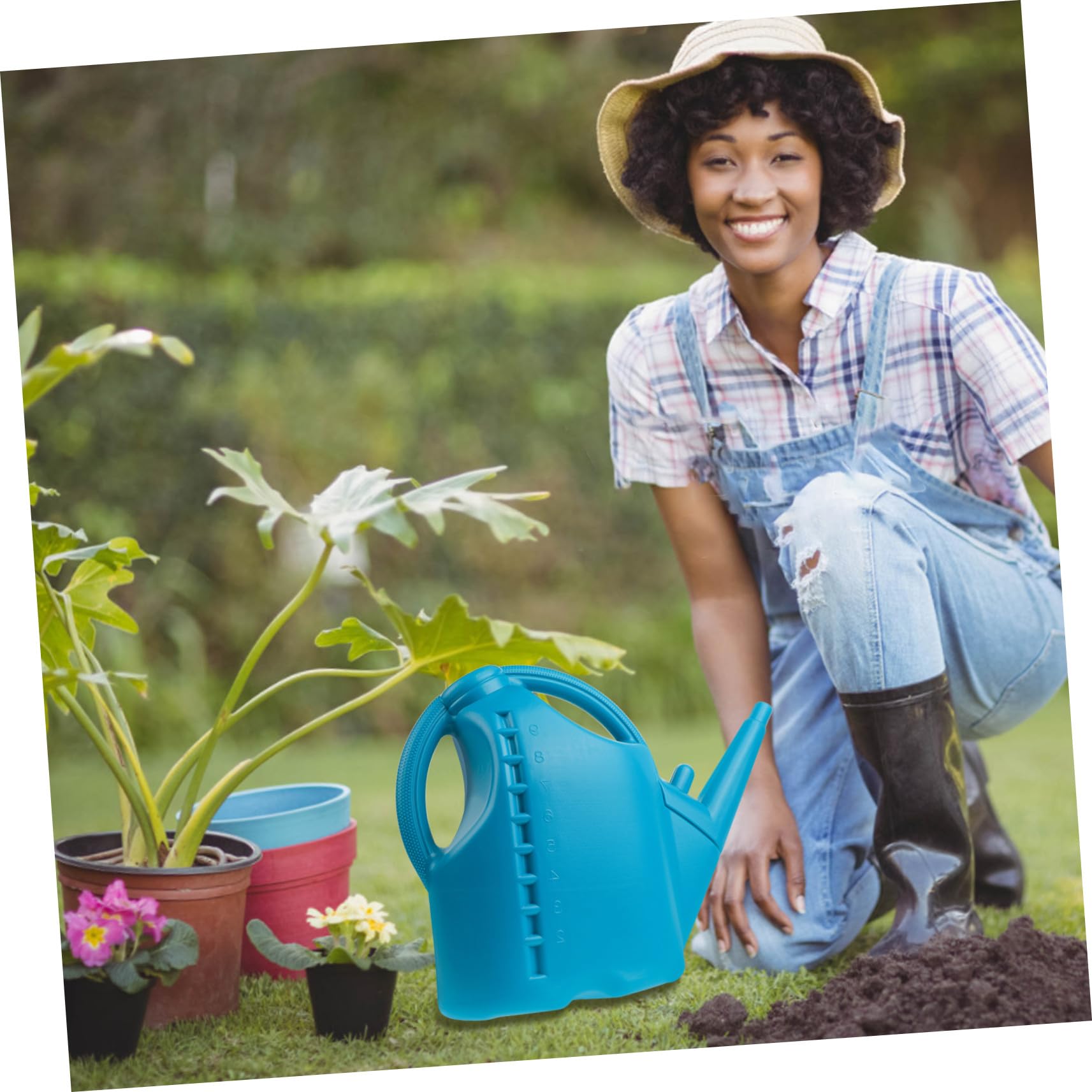 SUPVOX Blumengießflasche 10l aus Kunststoff mit Langem Ausguss und Präziser Bewässerung für Pflanzen und Sukkulenten im Garten und Badezimmer