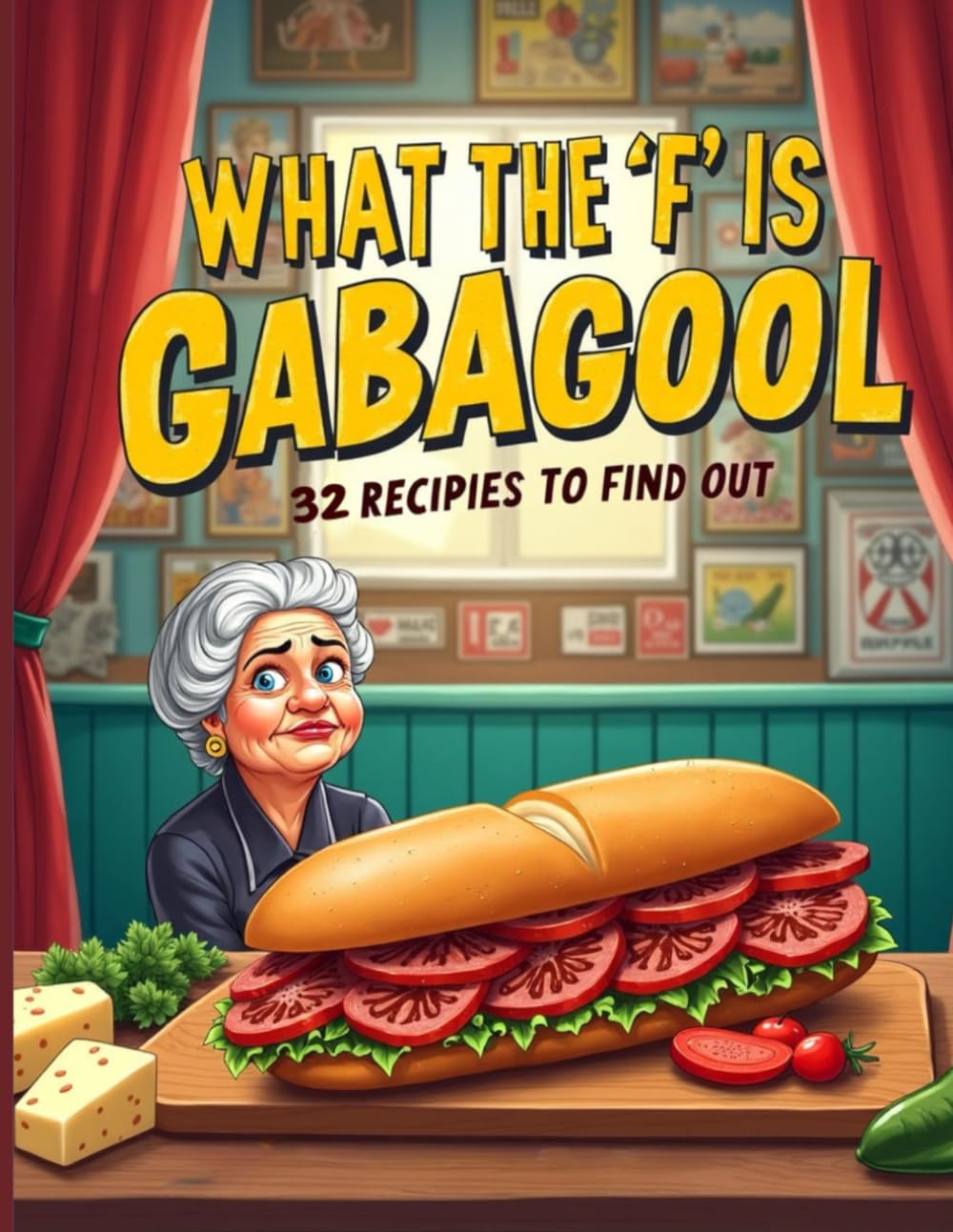 Cookbook "What the F is Gabagool" Italian Recipes: 32 Recipes - Full Color photos of each recipe. not just Sandwiches