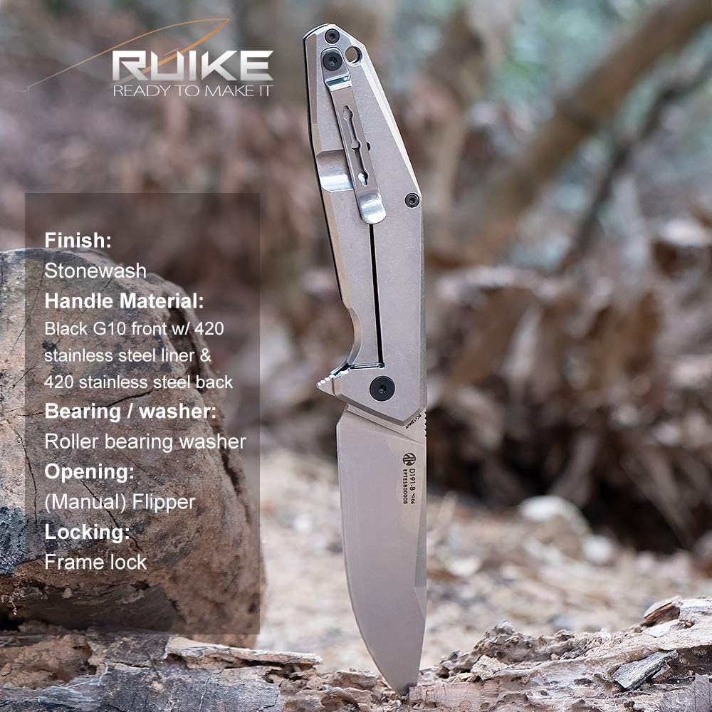 Ruike D191 Folding Pocket Knife specifications
