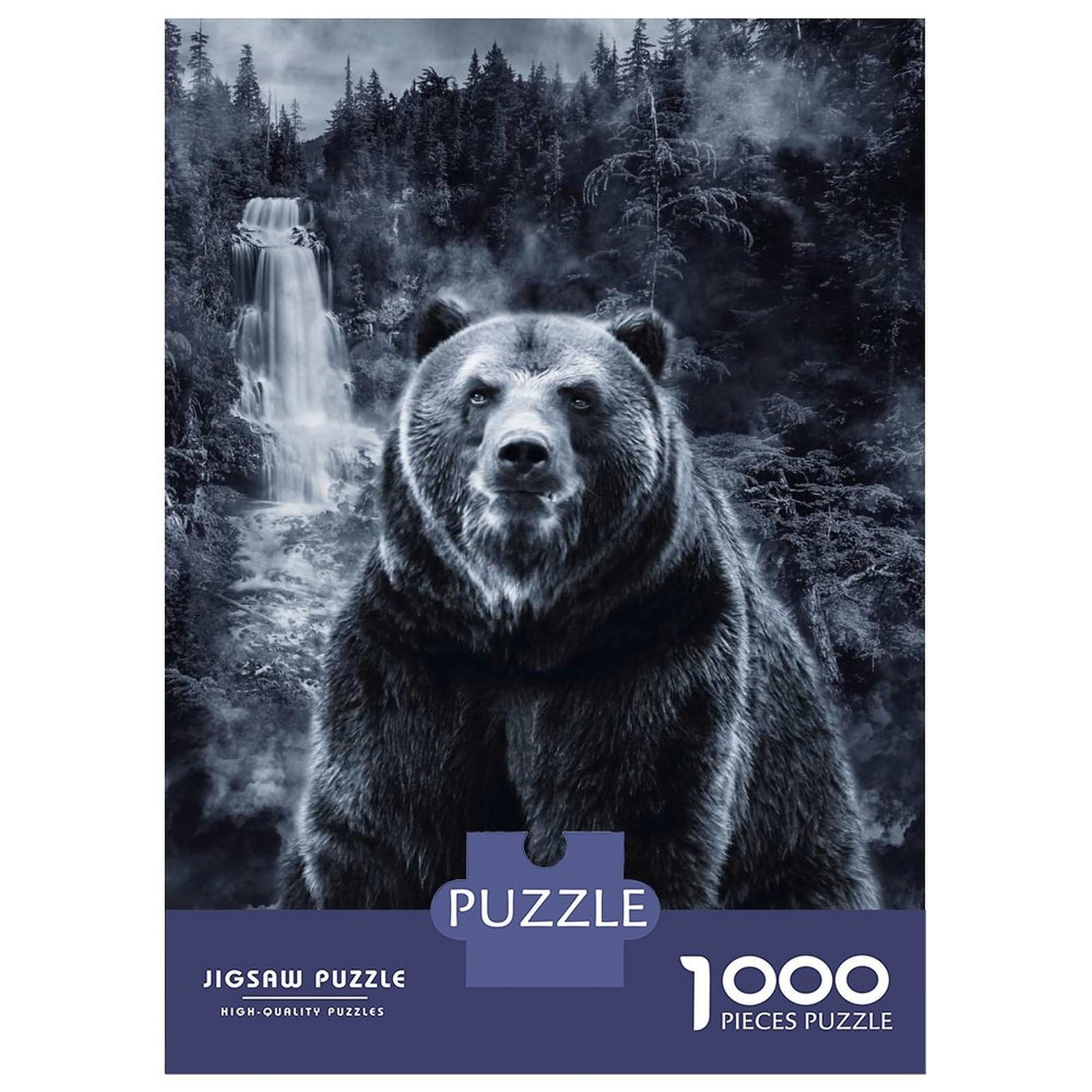 Jigsaw Puzzle for Teenagers 1000 Pieces Bear 2 Jigsaw for Adults Hands-on Game Analysis And Logic Parent-child Interaction 70x50cm/1000pcs