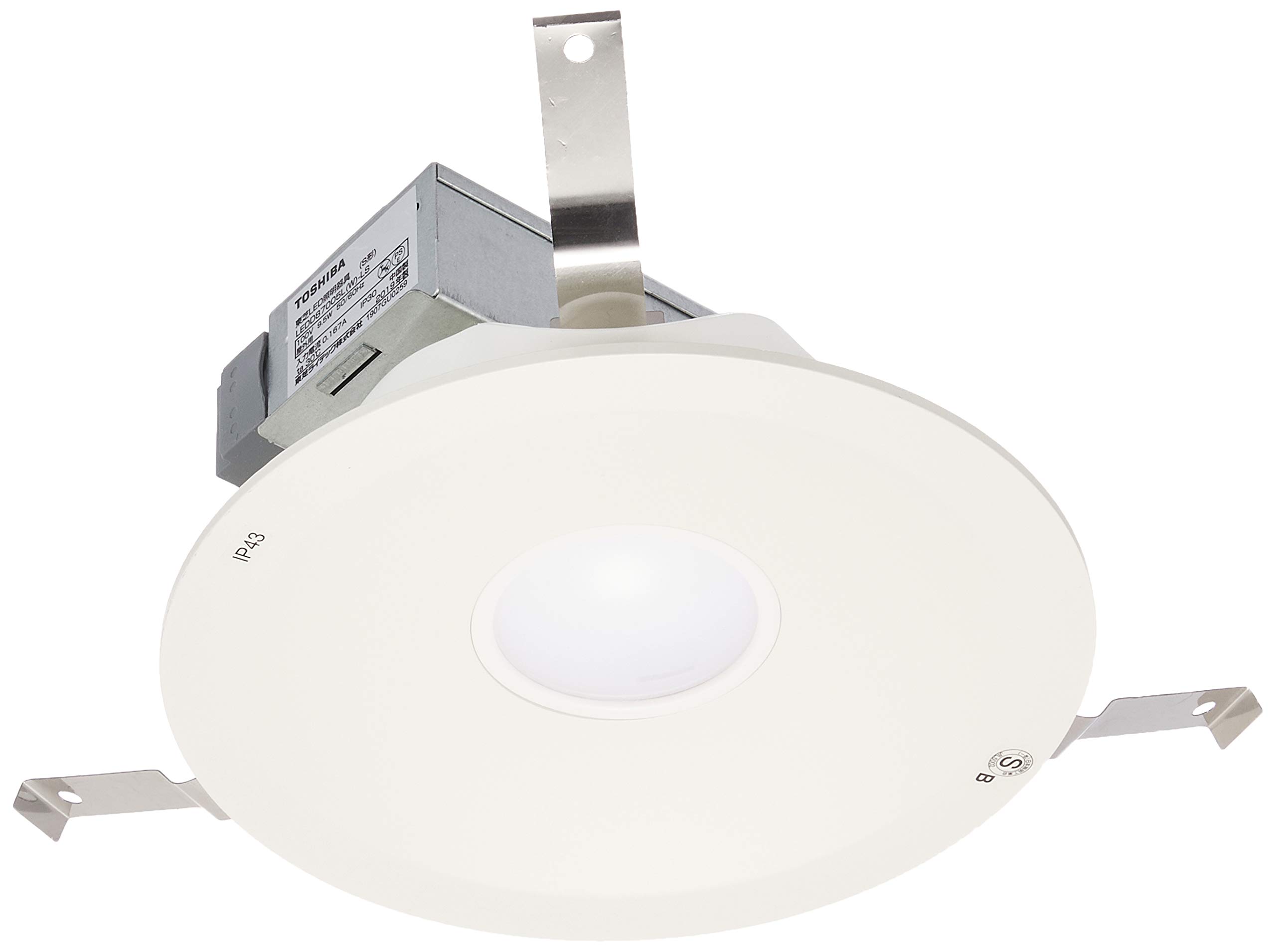 (未使用･未開封品)　東芝ライテック LED一体形 高気密SB形ダウンライト 調光タイプ 電球色 100W 埋込穴125 バージンホワイト kmdlckf Amazon.co.jp: 東芝ライテック LED一体形 高気密SB形ダウン