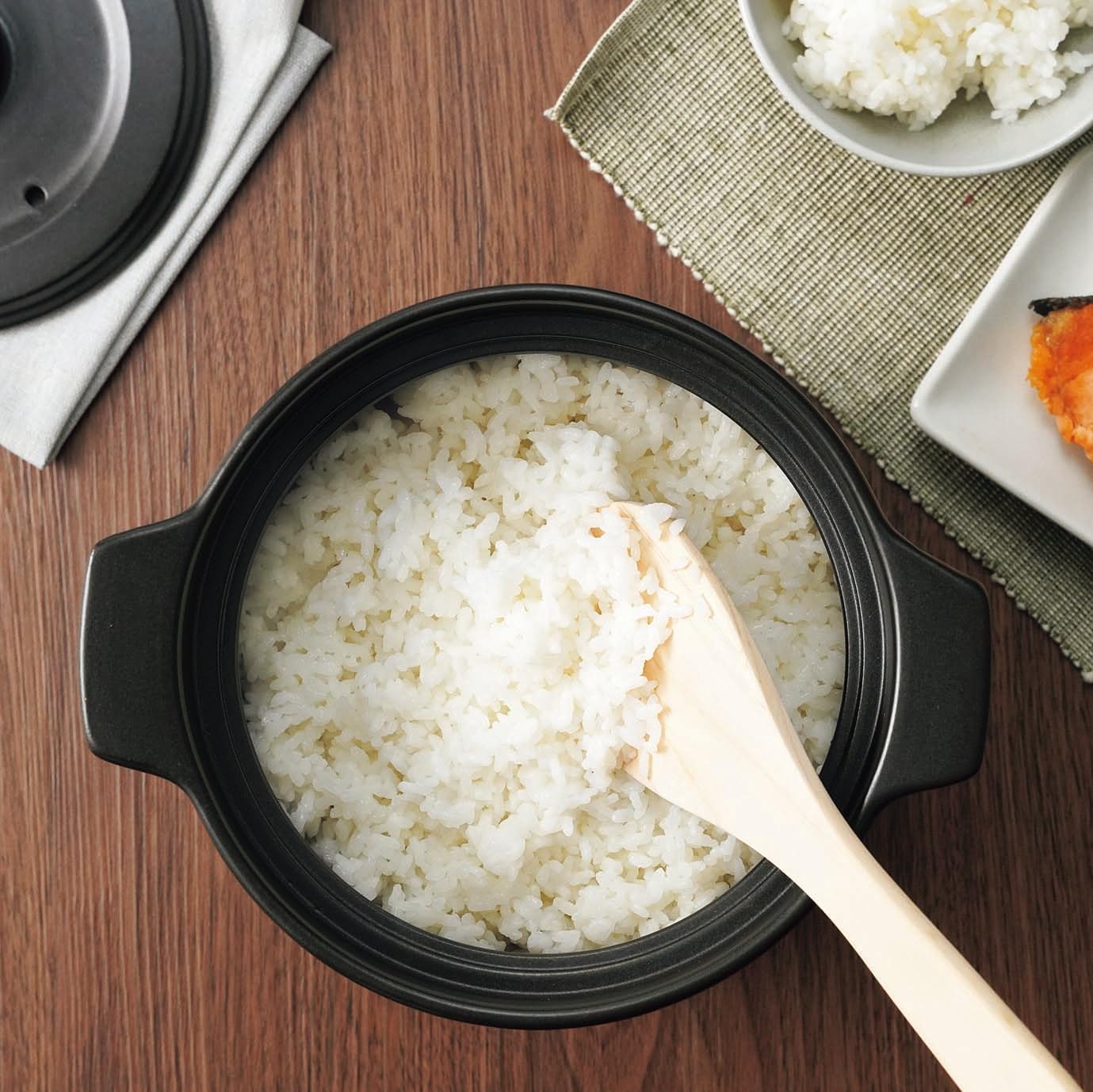 Kakuse Delicius DEL-22 Rice Pot, 2 Cookers, For 1-2 People, Includes Inner Lid, Microwave Safe, Direct Fire Compatible