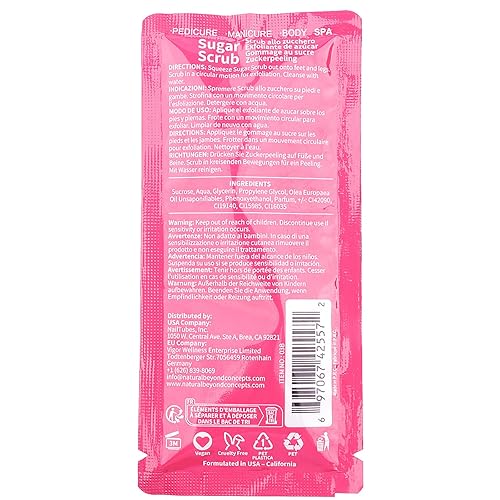 Miniatura 168 de Kit de pedicura para pies remojados: sal de burbujas, exfoliante de azúcar, máscara de masaje, loción de masaje en una caja, kit de spa de 4 pasos