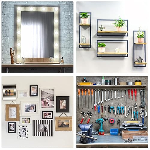 Miniatura 6 de CNAM 8 ANS835322329 - Kit de tornillos para paneles de yeso 0315in x 1343in anclaje universal de pared con tornillos autorroscantes 100 piezas para