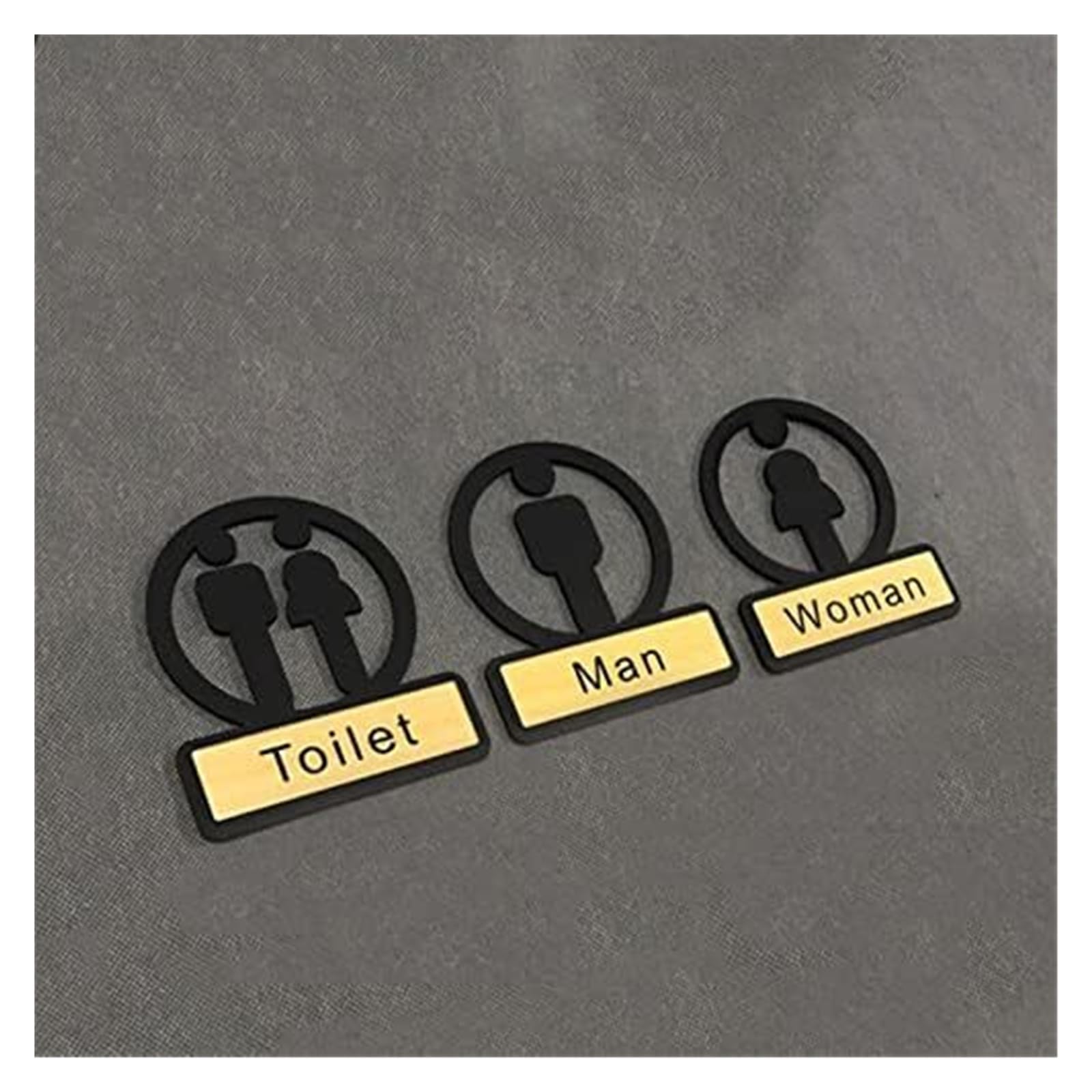 cartello per servizi igienici, Toilet Sign for Business Bathroom Signs(Unisex)