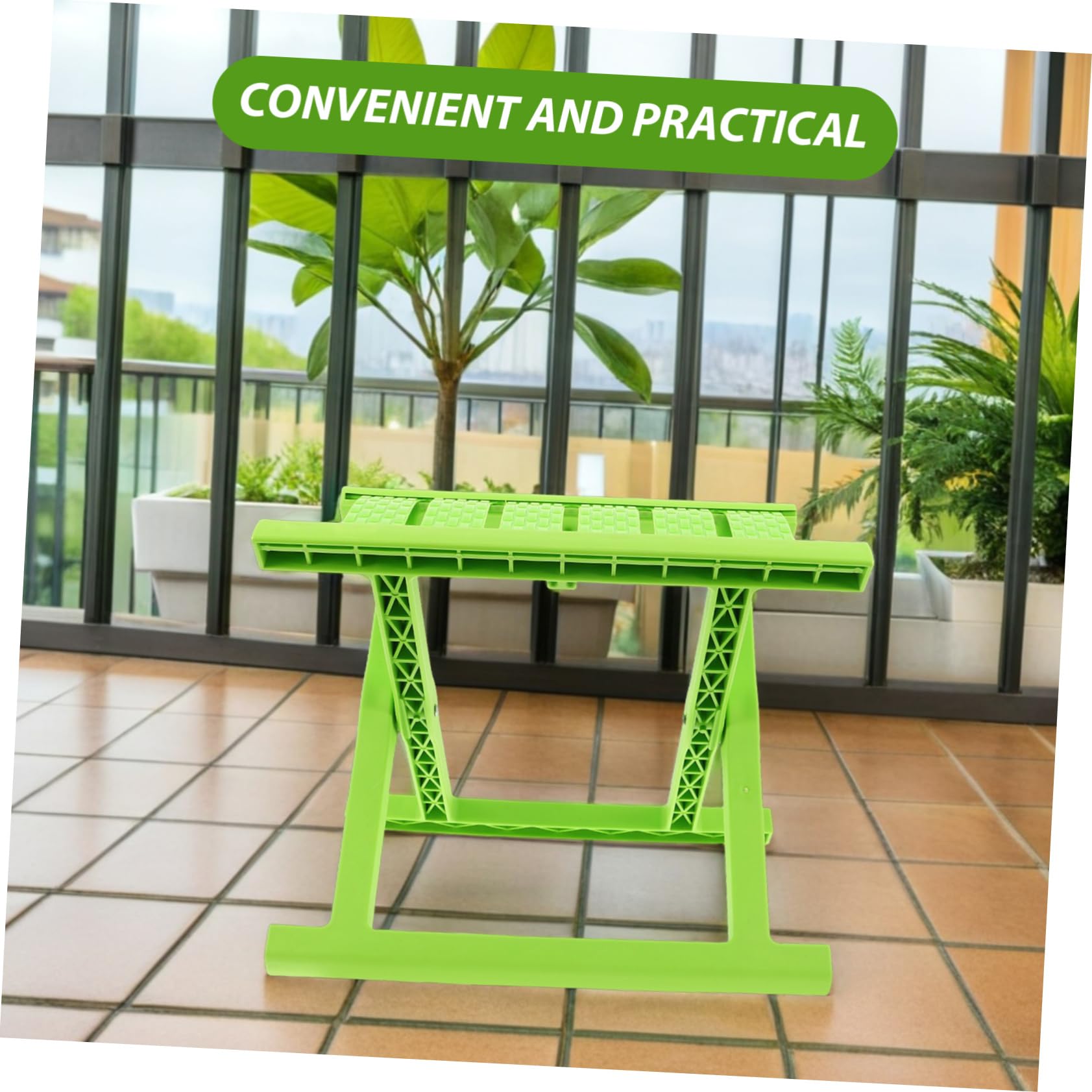 UPKOCH Tabouret Pliant Portable Plein Air Chaise et Ergonomique pour Camping Randonnée et Barbecue Vert