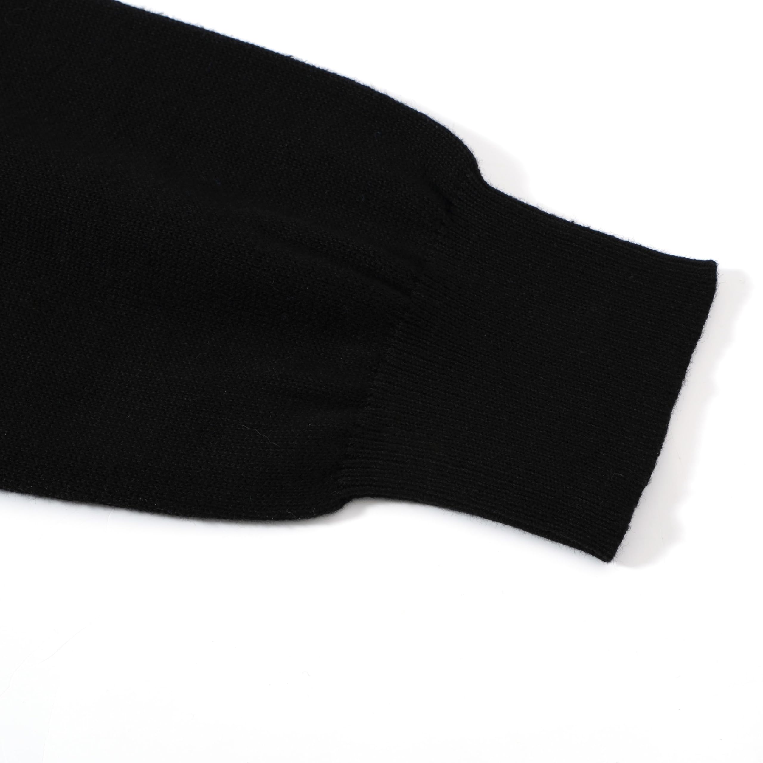 OXKnit - Maglietta da donna a maniche lunghe anni '60, stile retrò, a maglia, basic, casual, a maniche lunghe