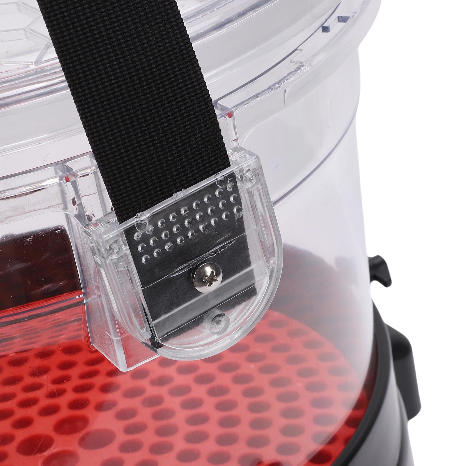 Tyenaza Car Bucket Wash System 15L Washing Detailing Kit Include Grit Trap 5 Castor Bucket Dolly Lid Transparent