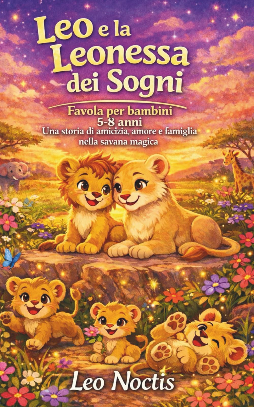 Leo e la Leonessa dei Sogni: Una storia di amicizia, amore e famiglia nella savana magica