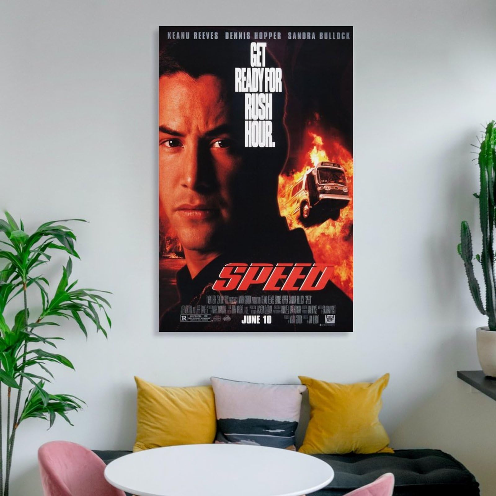 Amazon.co.jp: Speedスピード映画ポスターキアヌリーブスデニス