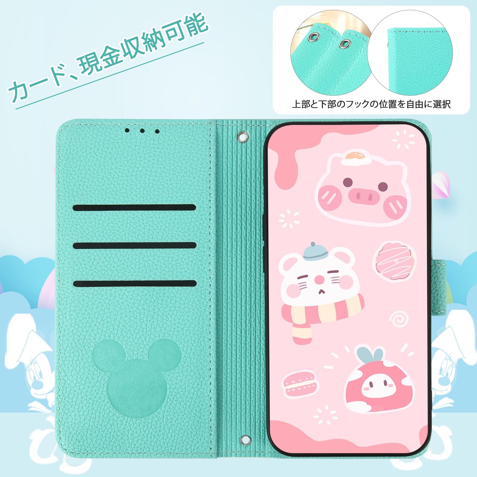 Amazon.co.jp: Qribo【ZTE かんたんスマホ4用手帳ケース】かんたん