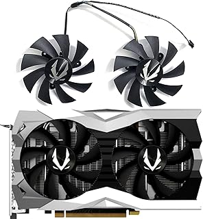 Ventilador gráfico GA92A2H 0.35A GTX 1660 1660Ti de 87MM para Zotac GeForce RTX 2060 2070 Super Mini Video Card Ventilador de refrigeración, BR0010