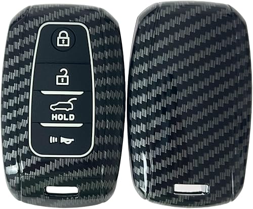 Miniatura 4 de REPROTECTING Funda de plástico ABS de goma de silicona compatible con (4 botones) 2013-2018 Kia Forte Forte Koup NIRO Optima Rio Sorento Soul