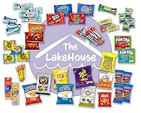 Vista 2 de Chips Variety Pack 50 Count - Gift Basket Care Packages for College Students, Kids, Adults - Individually Wrapped School or Office Snacks with