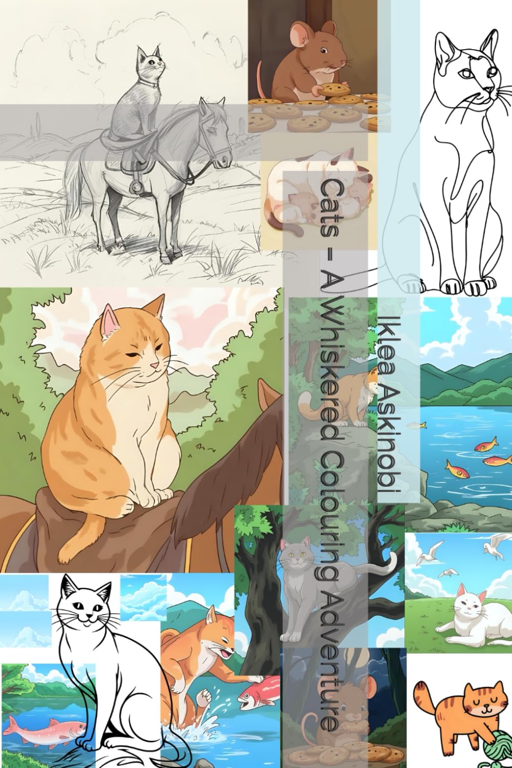 Cats – A Whiskered Colouring Adventure