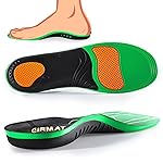 Plantar Fasciitis High Arch Support Insoles for Men Women, Arch Support Inserts for Men, Work Boot Shoe Inserts for Women-Orthotic Insert for Flat Feet, Absorb Shock(S-Green) 220+ lbs