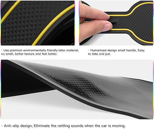 Miniatura 4 de SKTU Tapete con ranura para puerta de Chevy Trax 2024 2025 2026 para Chevrolet Trax 2024 2025 2026 (LS, 1RS, LT,2RS, ACTIV) 14 piezas para