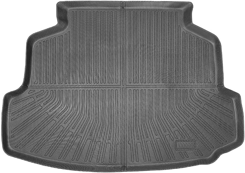 Forro de Porta-Malas em TPE Preto para Toyota Corolla 2009–2013, Bandeja 3D para Piso Traseiro