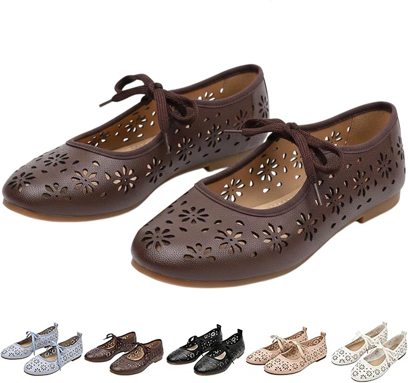 Ballerine da donna Slip-On Hollow Mary Jane