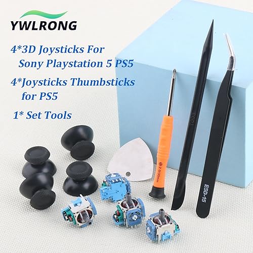 Miniatura 7 de for PS5 Analog Stick Replacement for Sony PlayStation 5 PS5 Joysticks Replacement 3D Joystick Sensor Module Thumbstick Controller Accessory Part