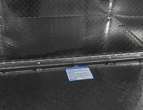 Vista 61 de Buyers Products 1705102 - Caja de herramientas para debajo del cuerpo de camión de aluminio de rosca diamantada, 18 x 18 x 14 pulgadas, fabricada