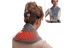 Calming Neck Wrap: Remote-Controlled Cordless Heating Pad