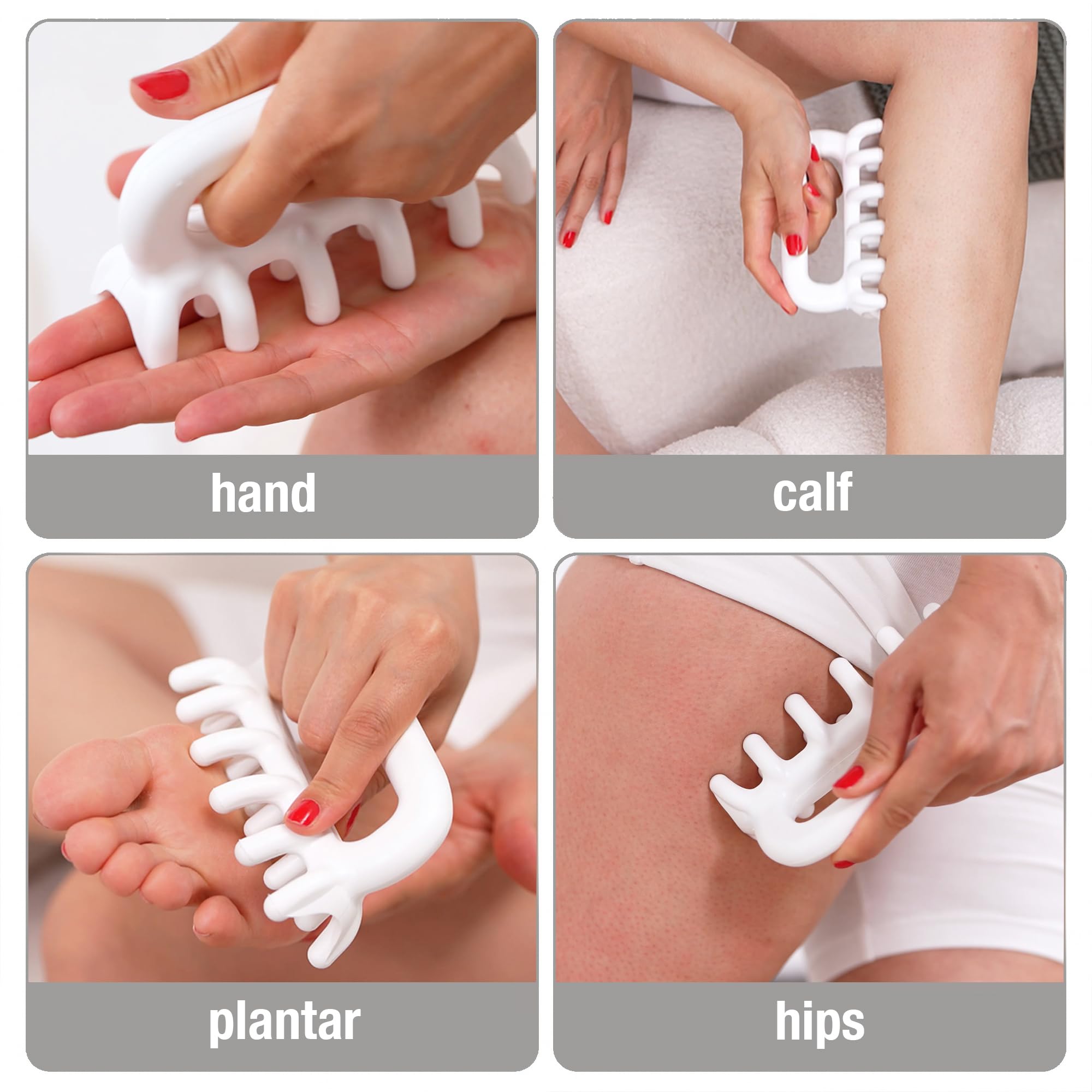 Herramienta de masaje de fascia, herramientas de masaje de punto de activación, antiblaster, herramienta de masaje para celulitis, herramienta de masaje para alcanzar tejido miofascial profundo en