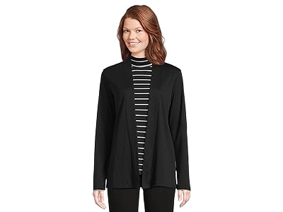 L.L.Bean Pima Cotton Open Cardigan With Pockets Women