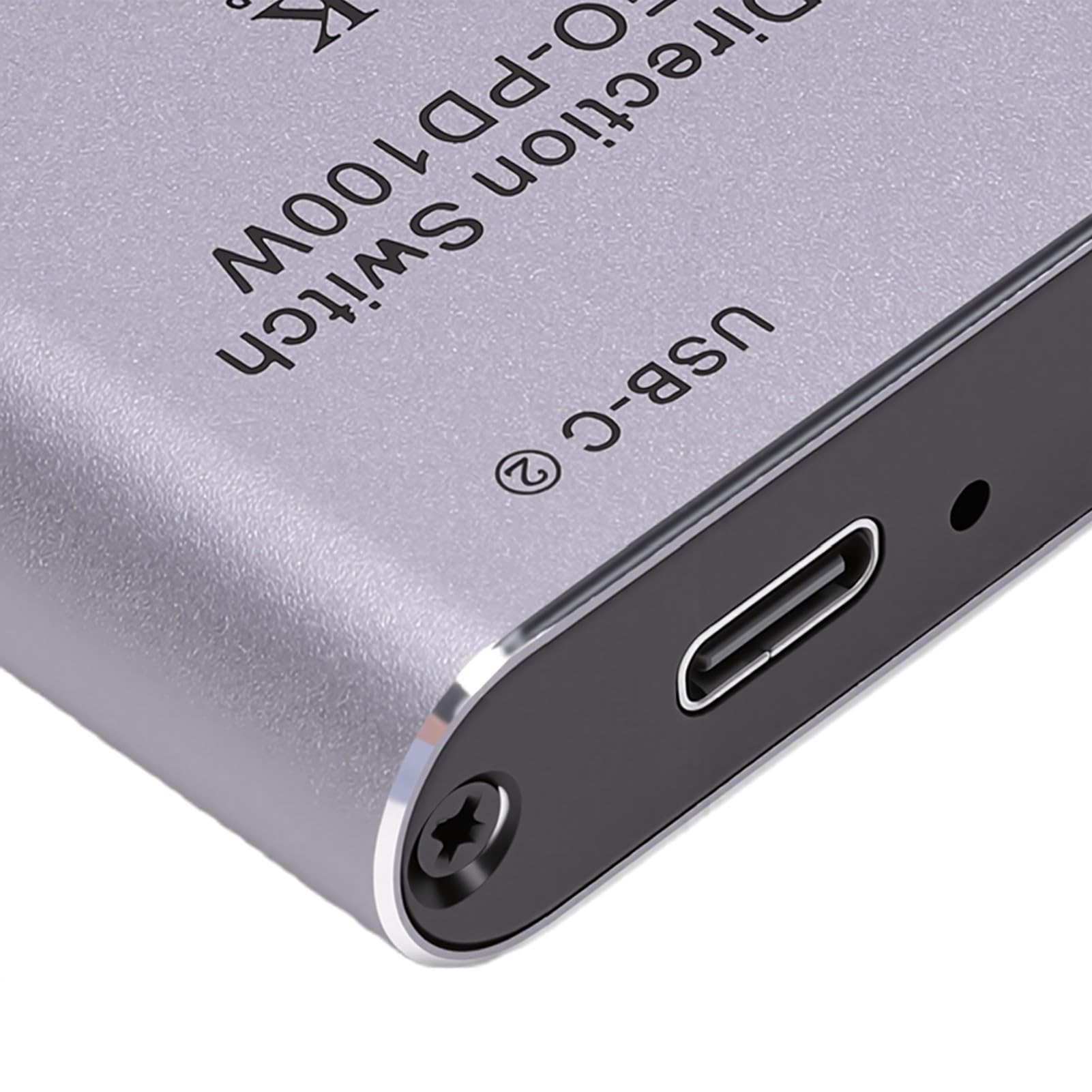 Sélecteur KVM USB C 8K 60Hz, Commutateur Bidirectionnel à Chargement