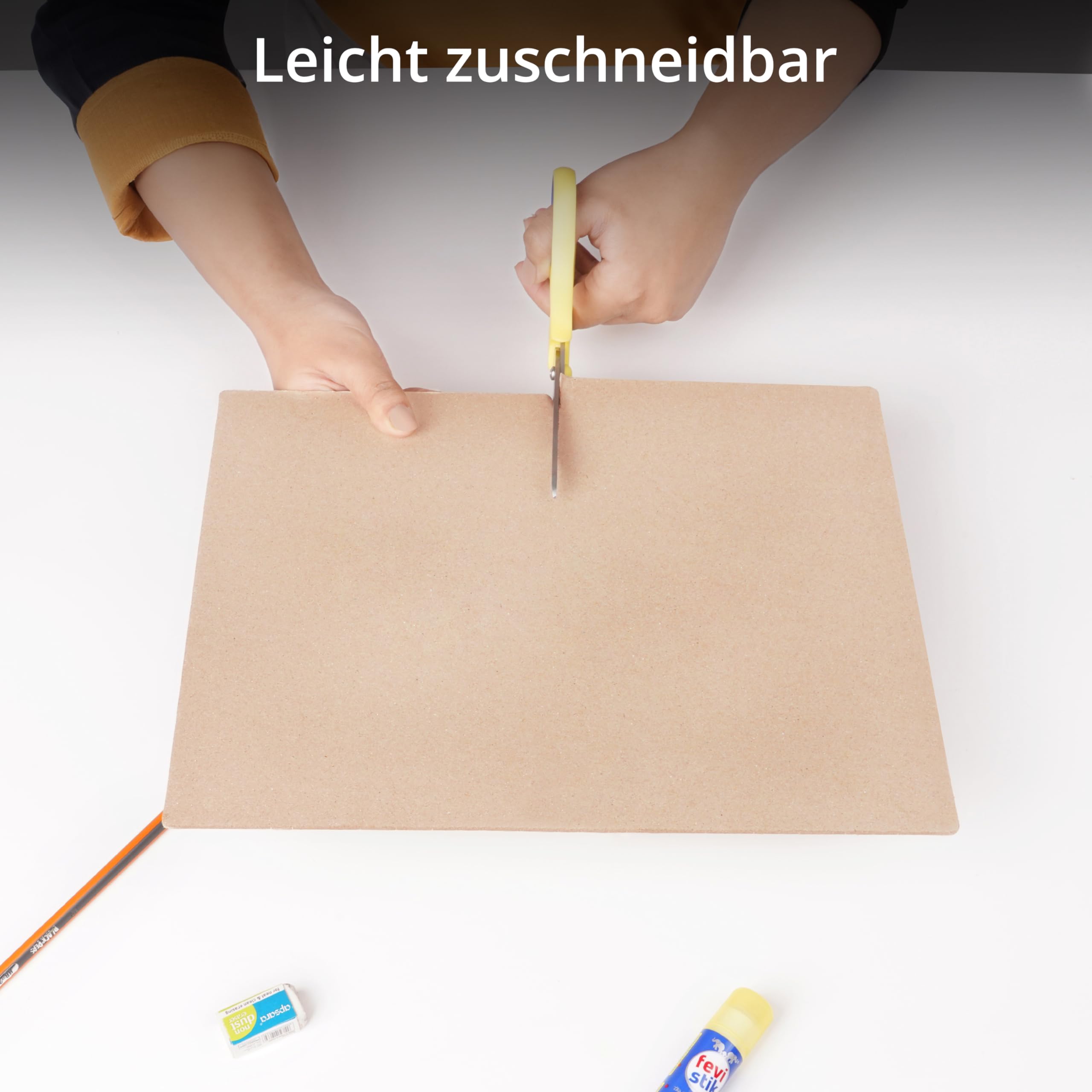 80 Stück Kraftpapier-Spanplatten 27,9x43,2 Cm – 30 Pt Dick, Ideal Zum Basteln & Verpacken