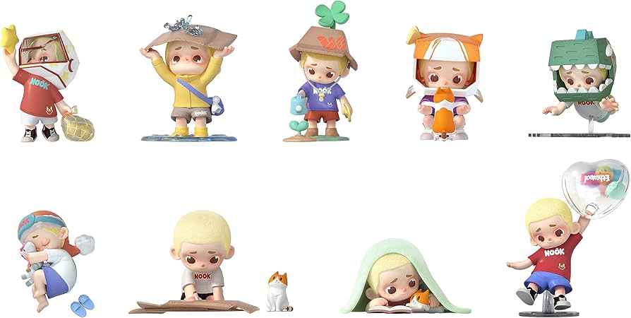 Amazon.co.jp: 52TOYS BLINDBOX NOOKシリーズ NOOK the Kid BOX 8個